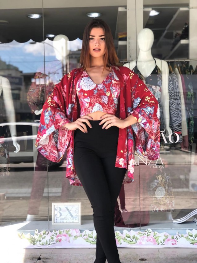 kimono viscose feminino